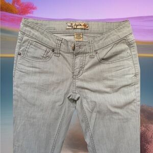 cute vintage flaire skinny jeans